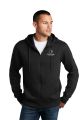 District Perfect Weight Fleece Full-Zip Hoodie - DT1103
