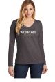 District Women’s Very Important Tee Long Sleeve V-Neck-  DT6201